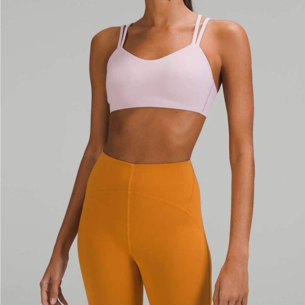 EUC Lululemon like a cloud bra pink size 8